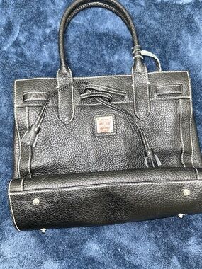 Dooney & Bourke Black Pebbled Leather Handbag
